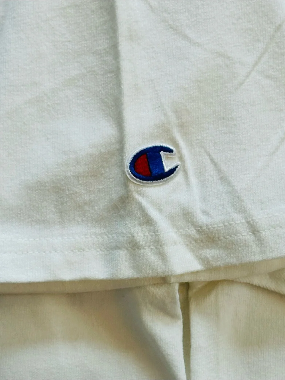 NWT Champion Men’s Heritage Peace Sign Logo T-Shirt White Crew Neck Size L - Picture 5 of 9